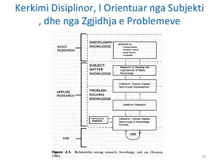 Kerkimi Disiplinor, I Orientuar nga Subjekti , dhe nga Zgjidhja e Problemeve 13 