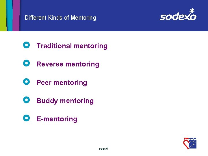 Different Kinds of Mentoring £ Traditional mentoring £ Reverse mentoring £ Peer mentoring £