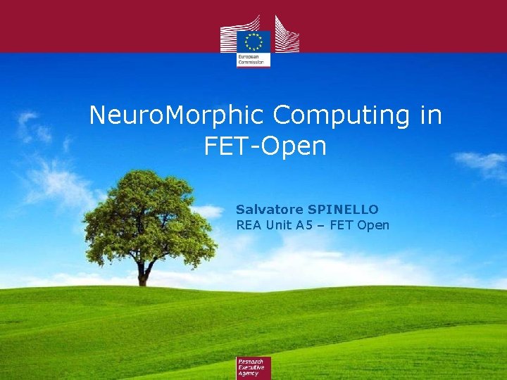 Neuro. Morphic Computing in FET-Open Salvatore SPINELLO REA Unit A 5 – FET Open