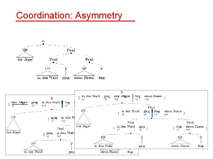 Coordination: Asymmetry 