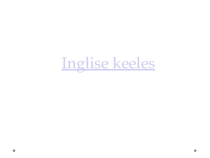 Inglise keeles 