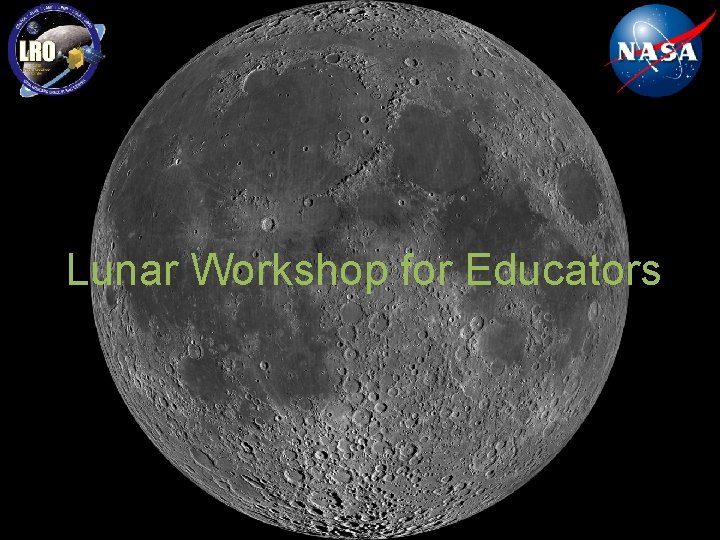 Lunar Workshop for Educators 