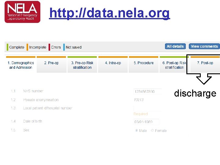 http: //data. nela. org discharge http: //data. nela. org discharge