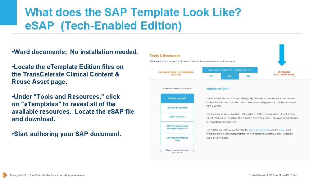 What does the SAP Template Look Like? e. SAP (Tech-Enabled Edition) • Word documents;