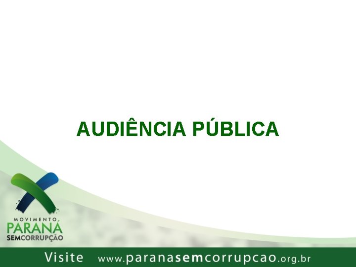 AUDIÊNCIA PÚBLICA 