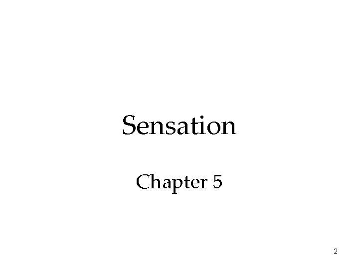 Sensation Chapter 5 2 