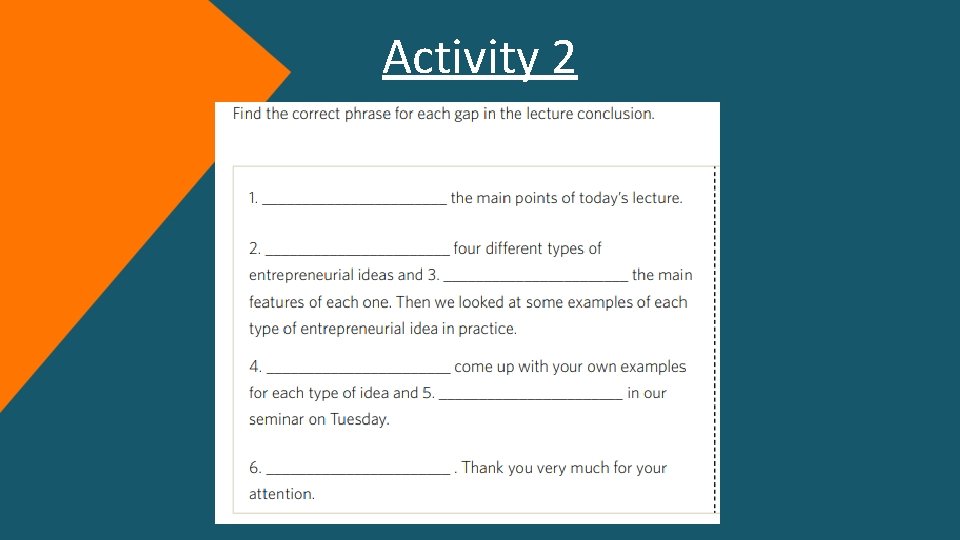 Activity 2 