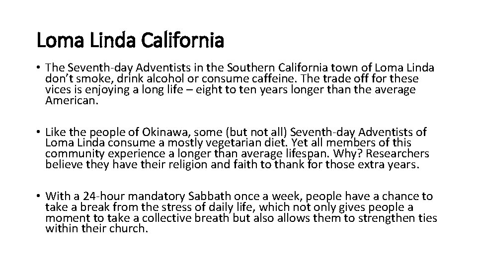 Loma Linda California • The Seventh-day Adventists in the Southern California town of Loma Loma Linda California • The Seventh-day Adventists in the Southern California town of Loma