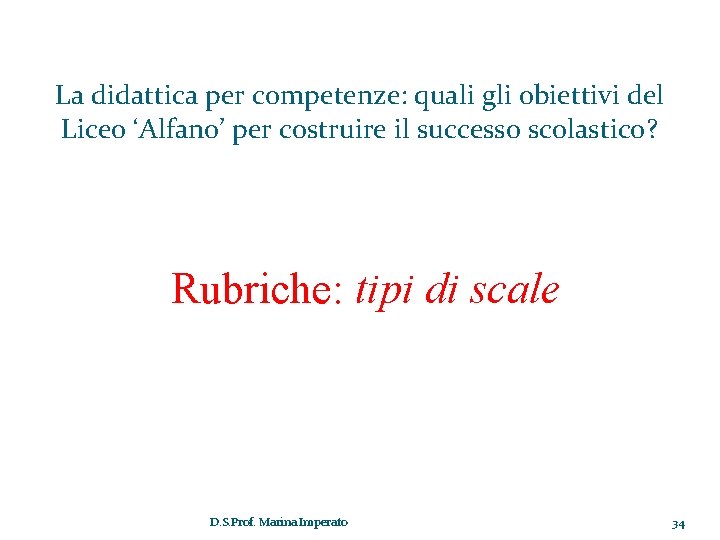 La didattica per competenze: quali gli obiettivi del Liceo ‘Alfano’ per costruire il successo La didattica per competenze: quali gli obiettivi del Liceo ‘Alfano’ per costruire il successo