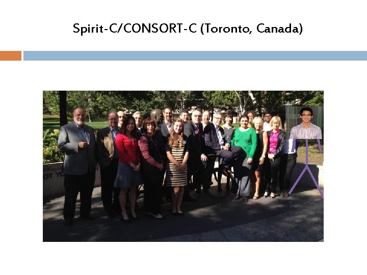 Spirit-C/CONSORT-C (Toronto, Canada) Spirit-C/CONSORT-C (Toronto, Canada)