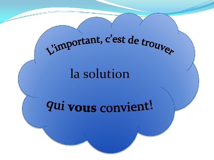 la solution 
