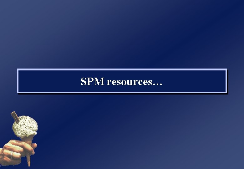 SPM resources… 