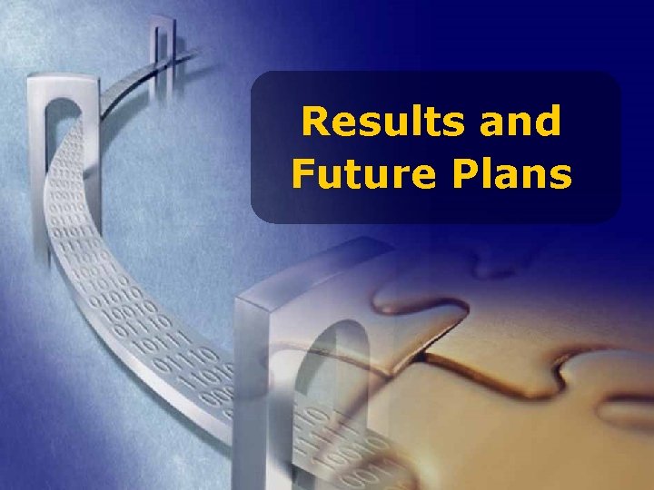Results and Future Plans IST programme 