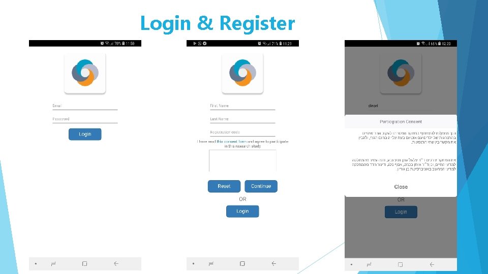 Login & Register 