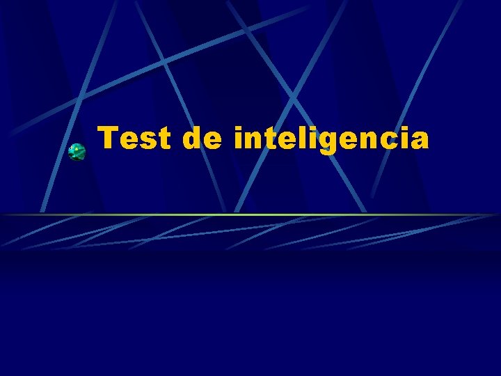 Test de inteligencia 