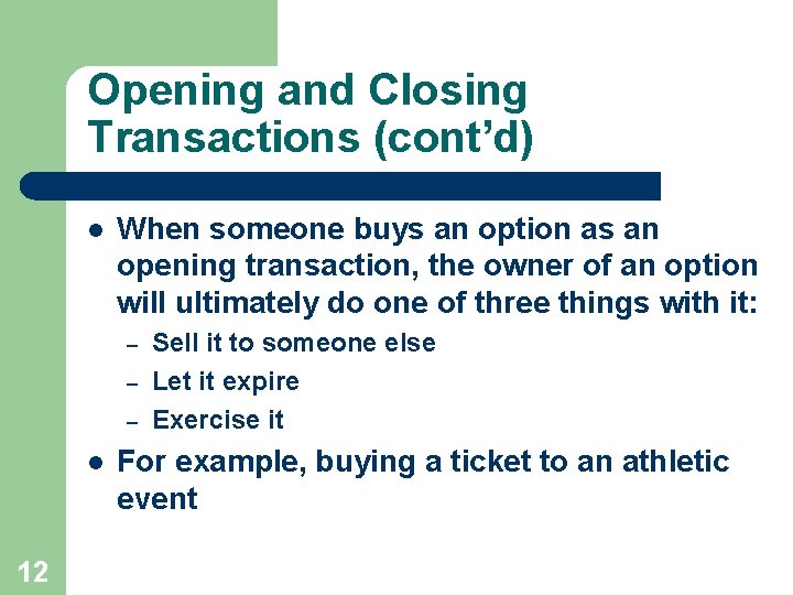 Chapter 2 Basic Principles of Stock Options 1