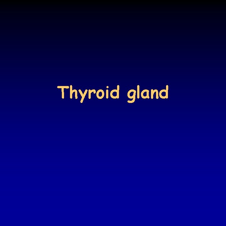 Thyroid gland 