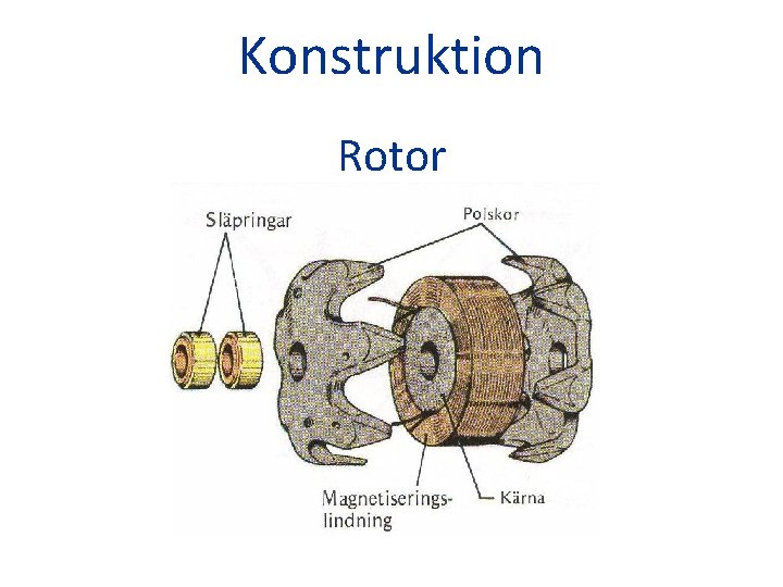 Konstruktion Rotor 