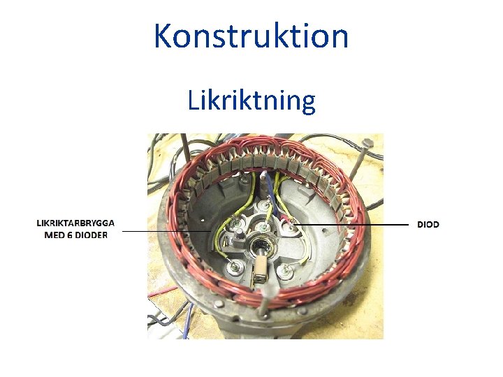 Konstruktion Likriktning 