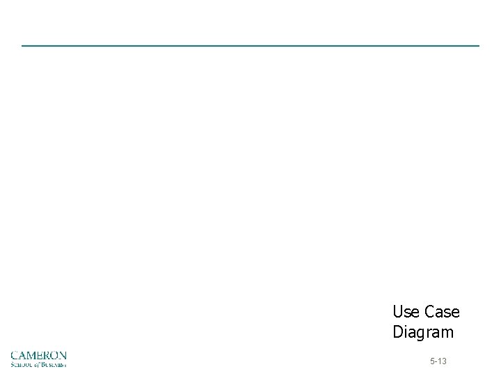 Use Case Diagram 5 -13 