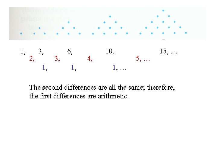 1, 2, 3, 1, 3, 6, 1, 4, 10, 5, … 1, … The