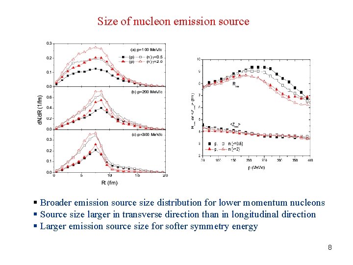 Size of nucleon emission source § Broader emission source size distribution for lower momentum