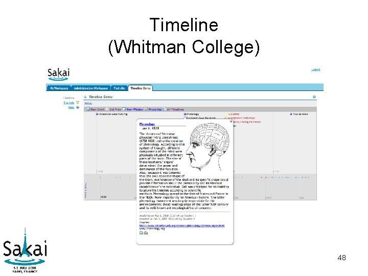 Timeline (Whitman College) 48 Timeline (Whitman College) 48