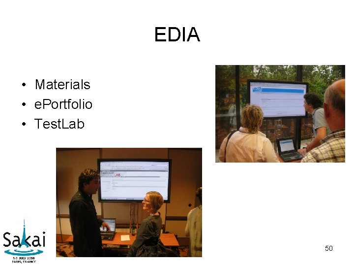EDIA • Materials • e. Portfolio • Test. Lab 50 EDIA • Materials • e. Portfolio • Test. Lab 50