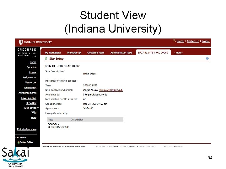 Student View (Indiana University) 54 Student View (Indiana University) 54