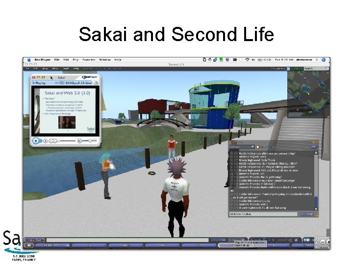Sakai and Second Life 59 Sakai and Second Life 59
