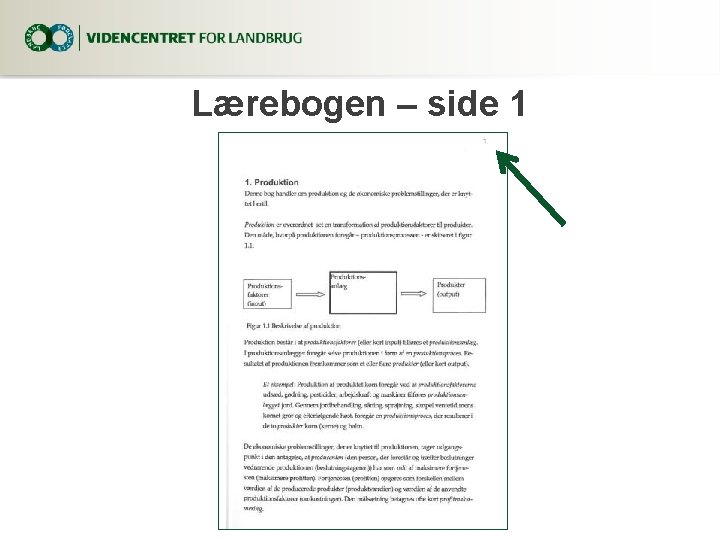 Lærebogen – side 1 