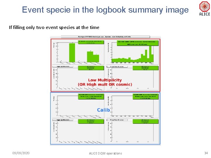 Event specie in the logbook summary image If filling only two event species at