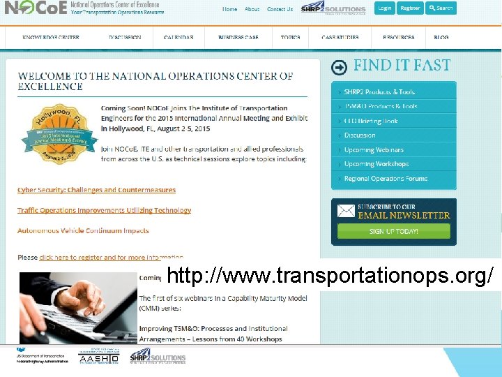 http: //www. transportationops. org/ 