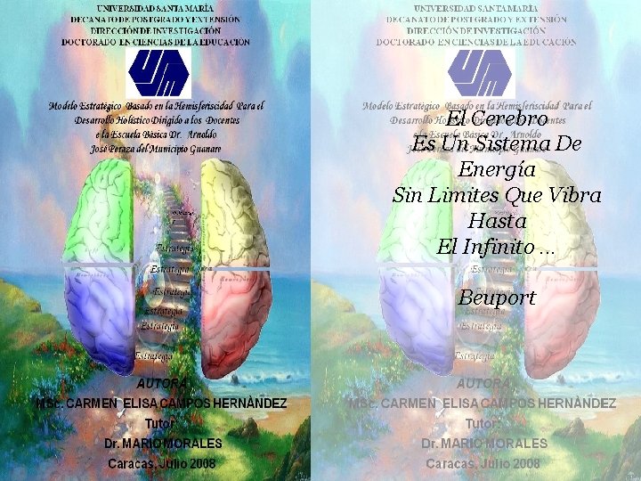 El Cerebro Es Un Sistema De Energía Sin Limites Que Vibra Hasta El Infinito.