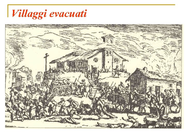 Villaggi evacuati 