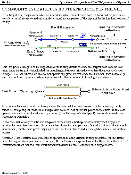 Alex Lu Open Access: a European Dream Unfulfilled, an American Nightmare? COMMODITY TYPE AFFECTS