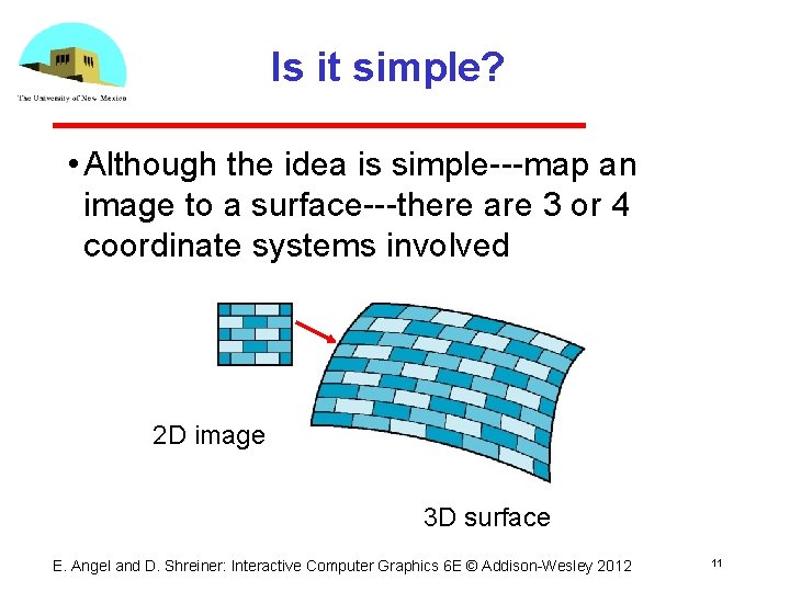 Is it simple? • Although the idea is simple map an image to a Is it simple? • Although the idea is simple map an image to a