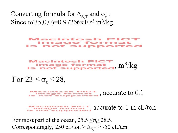 Converting formula for S, T and t : Since (35, 0, 0)=0. 97266 x