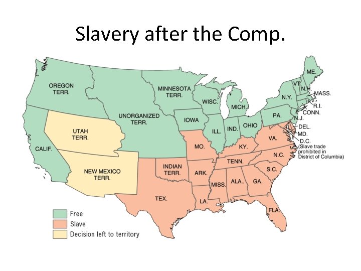 Slavery after the Comp. 