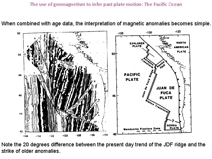 The use of geomagnetism to infer past plate motion: The Pacific Ocean When combined