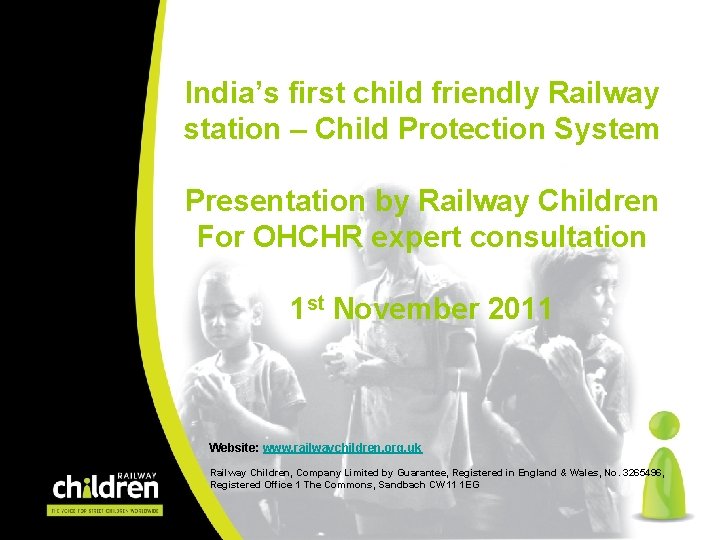 India’s first child friendly Railway station – Child Protection System Presentation by Railway Children