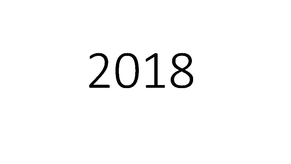 2018 