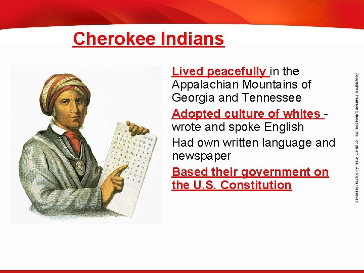 TEKS 8 C: Calculate percent composition and empirical and molecular formulas. Cherokee Indians Lived