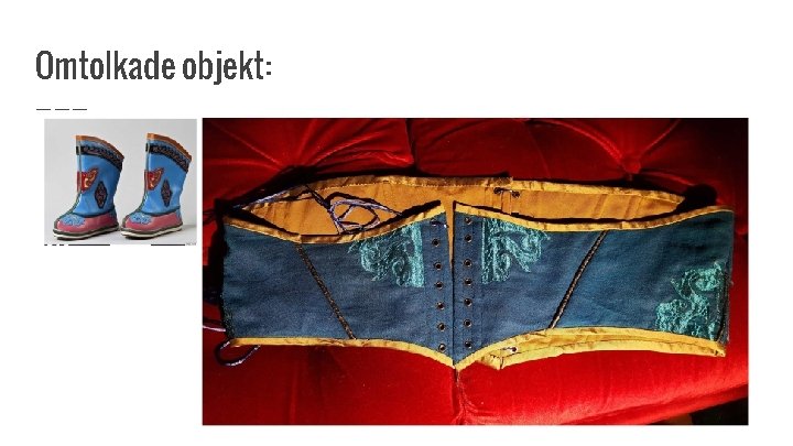 Omtolkade objekt: 