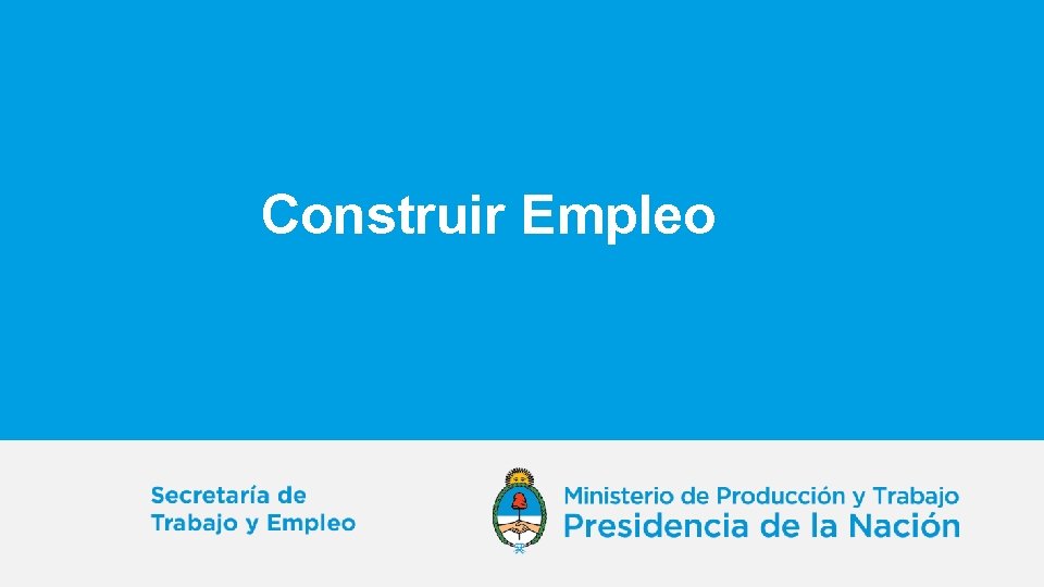 Construir Empleo 