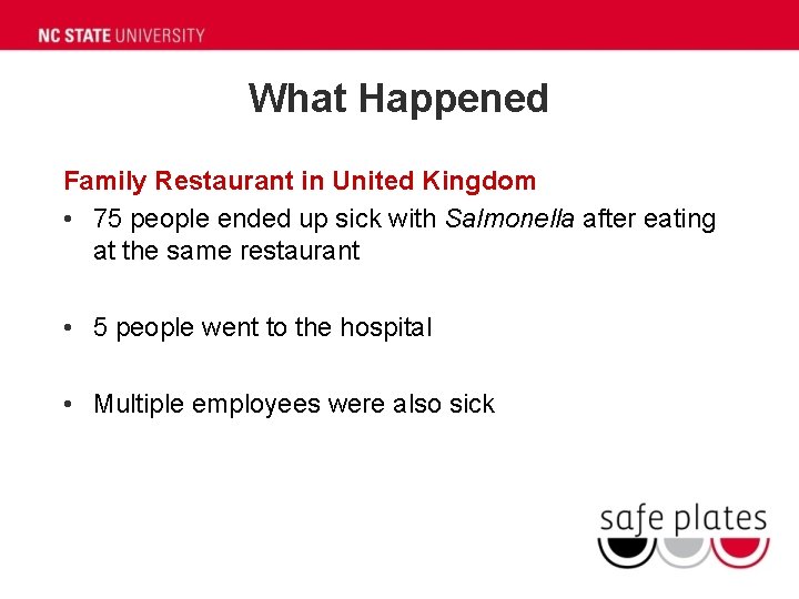 What Happened Family Restaurant in United Kingdom • 75 people ended up sick with