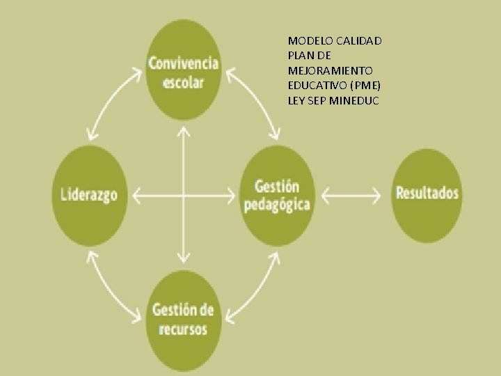 MODELO CALIDAD PLAN DE MEJORAMIENTO EDUCATIVO (PME) LEY SEP MINEDUC 