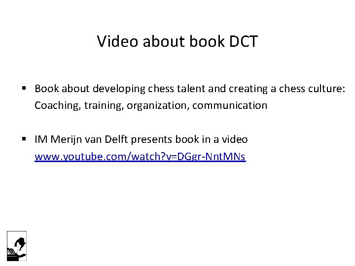 Video about book DCT § Book about developing chess talent and creating a chess