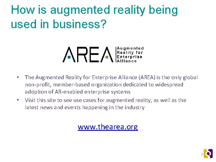 How is augmented reality being used in business? • The Augmented Reality for Enterprise