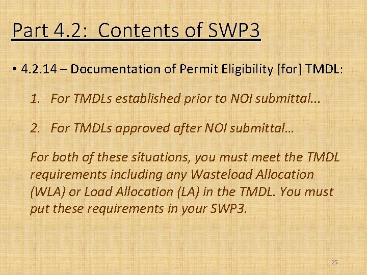 Part 4. 2: Contents of SWP 3 • 4. 2. 14 – Documentation of